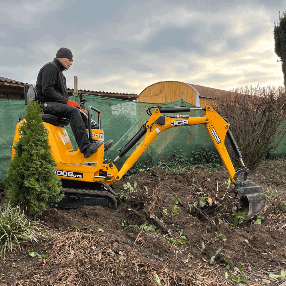 Gartengestaltung Baggerarbeiten